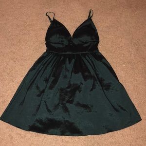Dark green dress